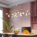 GobekUsa Nordic Style Clear Glass LED Dining Room Pendant Light - Firefly Island Branch Design