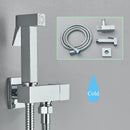 GobekUsa Black Brass Bidet Faucet: Single Cold Water Tap, Handheld Sprayer Gun, Hygienic Shower Cleaner