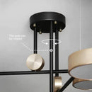GobekUsa Elegant Golden Pendant Lamp for Luxurious Décor and Dining Ambiance
