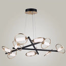 GobekUsa Circular Ring LED Ceiling Chandelier for Home Decor & Lighting Fixtures