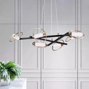 GobekUsa Circular Ring LED Ceiling Chandelier for Home Decor & Lighting Fixtures