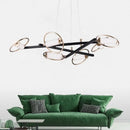 GobekUsa Circular Ring LED Ceiling Chandelier for Home Decor & Lighting Fixtures