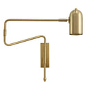 GobekUsa Adjustable Long-Arm Wall Lamp with Switch, E27 Flex Reading Bedside Light