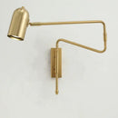 GobekUsa Adjustable Long-Arm Wall Lamp with Switch, E27 Flex Reading Bedside Light
