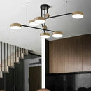 GobekUsa Geometric LED Chandelier for Contemporary Living & Dining Room Decor