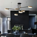 GobekUsa Geometric LED Chandelier for Contemporary Living & Dining Room Decor