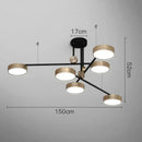 GobekUsa Geometric LED Chandelier for Contemporary Living & Dining Room Decor