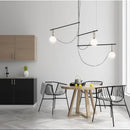 GobekUsa Glass Ball Pendant Light for Bedroom Bar Cafe Decor - Multi-Light Post-Modern Glass Lighting