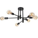 GobekUsa Industrial Sputnik Chandelier Modern Ceiling Light for Kitchen Dining Bedroom