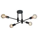 GobekUsa Industrial Sputnik Chandelier Modern Ceiling Light for Kitchen Dining Bedroom