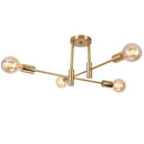 GobekUsa Industrial Sputnik Chandelier Modern Ceiling Light for Kitchen Dining Bedroom