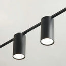 GobekUsa Black Minimalist Dining Room Chandelier: Modern Nordic Long Lights for Stylish Lighting