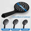 GobekUsa Black Brass Single Handle Shower Faucet Set with Hand Shower Head