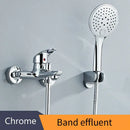 GobekUsa Black Brass Single Handle Shower Faucet Set with Hand Shower Head