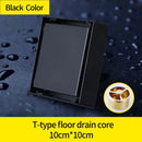 GobekUsa Brass Square Shower Floor Drain with Hair Strainer - Bathroom Shower Accessory