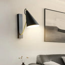 GobekUsa Modern Black Tapered Wall Lighting Fixture - Stylish Metallic Wall Mounted Lamp for Dining Room - 1 Light
