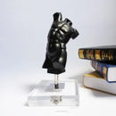 GobekUsa Brokeback Male Nude Resin Figure Handicraft Sculpture for Home Decor