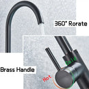 GobekUsa Black Bronze Bath Shower Tub Faucet Floor Mounted Rotate Spout Hot Cold Tap