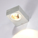 GobekUsa Modern Aluminum RGB Wall Light - Black/Brushed Silver; Single/Double Sided LED; Ideal for Corridor Lighting