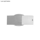 GobekUsa Modern Aluminum RGB Wall Light - Black/Brushed Silver; Single/Double Sided LED; Ideal for Corridor Lighting