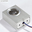 GobekUsa Modern Aluminum RGB Wall Light - Black/Brushed Silver; Single/Double Sided LED; Ideal for Corridor Lighting