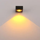 GobekUsa Modern Aluminum RGB Wall Light - Black/Brushed Silver; Single/Double Sided LED; Ideal for Corridor Lighting