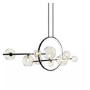 GobekUsa Bubble Glass Chandelier LED Dining Table Spherical Lighting