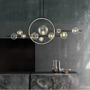 GobekUsa Bubble Glass Chandelier LED Dining Table Spherical Lighting