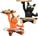 GobekUsa French Bulldog Tray Statue: Stylish Bulldog Storage Decor for Modern Home & Office.