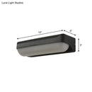 GobekUsa Modern Black Acrylic Wall Sconce with Flush Capsule Design and Half-Bulb Mounting