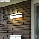 GobekUsa Modern Black Acrylic Wall Sconce with Flush Capsule Design and Half-Bulb Mounting