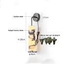 GobekUsa Carbon Steel LED Wall Lamp with Pull Chain Switch & Marble Stone Fixtures