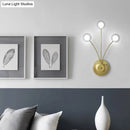 GobekUsa Modern Nordic Glass LED Wall Mounted Light for Shaded Living Rooms