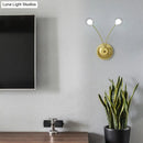 GobekUsa Modern Nordic Glass LED Wall Mounted Light for Shaded Living Rooms