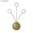 GobekUsa Modern Nordic Glass LED Wall Mounted Light for Shaded Living Rooms
