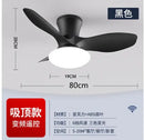 GobekUsa Ceiling Fan Lamp with Remote Control and Reversible LED Lights