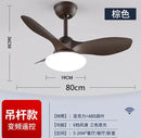 GobekUsa Ceiling Fan Lamp with Remote Control and Reversible LED Lights