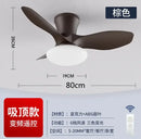 GobekUsa Ceiling Fan Lamp with Remote Control and Reversible LED Lights