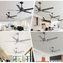 GobekUsa 52/56 Inch 35W DC Motor Modern Ceiling Fan with Remote Control