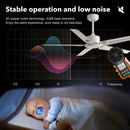 GobekUsa 52/56 Inch 35W DC Motor Modern Ceiling Fan with Remote Control