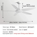 GobekUsa 58-Inch Black Ceiling Fan with Remote Control for Commercial Use