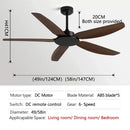 GobekUsa 58-Inch Black Ceiling Fan with Remote Control for Commercial Use