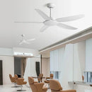 GobekUsa 58-Inch Black Ceiling Fan with Remote Control for Commercial Use