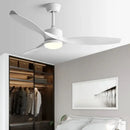 GobekUsa 52" Black Ceiling Fan Light with Remote Control for Living Room, Restaurant, and Household