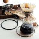 Modern black ceramic coffee barista set kitchen pour over dripper by Decorbites