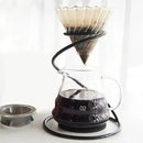 Modern black ceramic coffee barista set kitchen pour over dripper by Decorbites