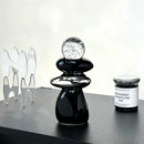 GobekUsa Decorative Crystal Ball Statue Figurines for Home Decor - Geometric Stone Pile