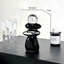 GobekUsa Decorative Crystal Ball Statue Figurines for Home Decor - Geometric Stone Pile