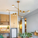 GobekUsa Modern Black Chandelier: Nordic Style Home Lighting