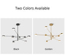 GobekUsa Modern Black Chandelier: Nordic Style Home Lighting